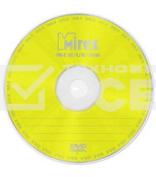 Диск DVD-R Mirex 4.7 Gb, 16x, Slim Case (5), (5/200)