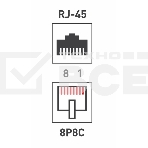 Разъем RJ-45(8P8C) под витую пару, UTP, категория 5e, фото3