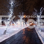 Гирлянда «LED Клип-лайт» 12 V, прозрачный ПВХ, 150 мм, цвет диодов Белый Flashing (Белый), фото2