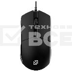 Мышь проводная Oklick 207M черный, 2400 dpi, USB, кнопки - 4, фото 1