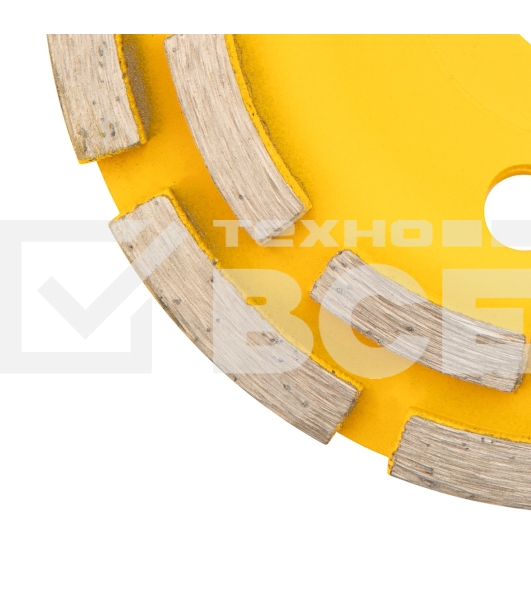 Чашка алмазная шлифовальная Kranz 2-ряд 125х22.2 мм