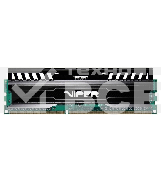 Оперативная память Patriot Viper 3, DDR3, 8GB (1x8 GB), 1600 MHz, CL10, радиатор, черный