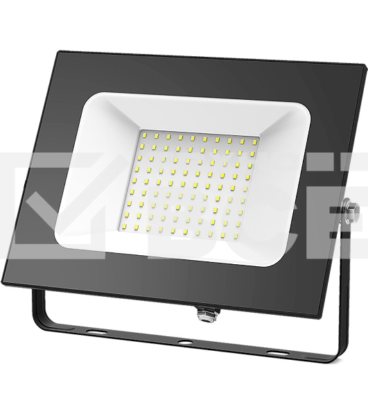 Прожектор светодиодный Gauss Elementary 100Вт 6600лм IP65 6500К черный ПРОМО