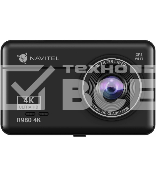 Видеорегистратор Navitel R980 4K черный 1440x2560 1440p 140гр. GPS