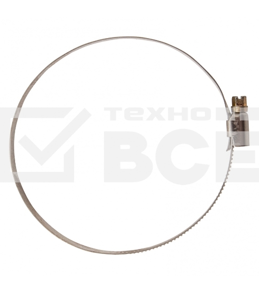 Хомуты Сибртех нержав, сталь, стандартное болтовое крепление 90-110 мм 25 шт/уп, ширина 9 мм