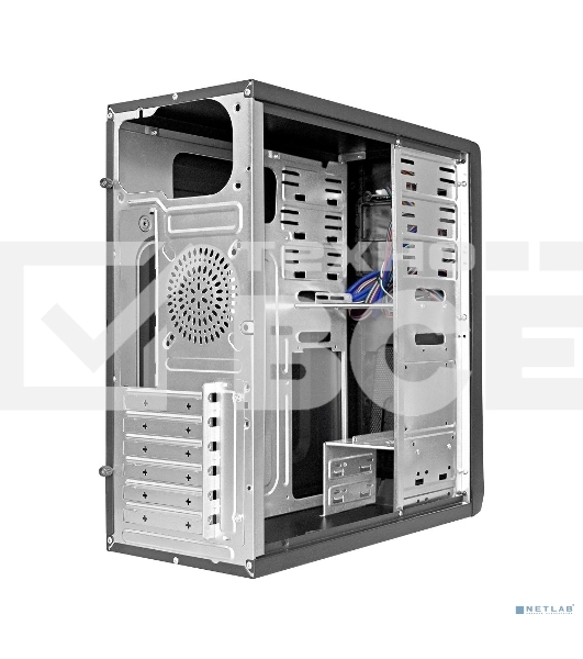 Компьютерный корпус Miditower ExeGate EX283215RUS CP-603UB Black, ATX, <CP350W, 80mm>, 2*USB+2*USB3.0, Audio, замок блокировки кнопки питания