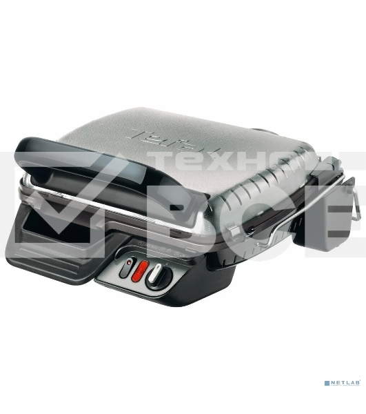 Гриль электрический Tefal GC306012 2000Вт серебристый