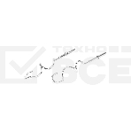 Миксер электрический Galaxy GL 2208, черный с серебристым, ручной, 250 Вт, 5 скоростей + режим 