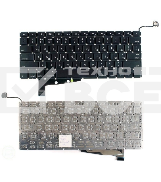 Клавиатура для ноутбука MacBook A1286 без SD плоский ENTER