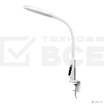 Светильник настольный Camelion KD-837 C01 белый LED на струбц., 7Вт,230В,450лм,сенс.рег.ярк и цвет.темп,USB-5В,1А, фото 1