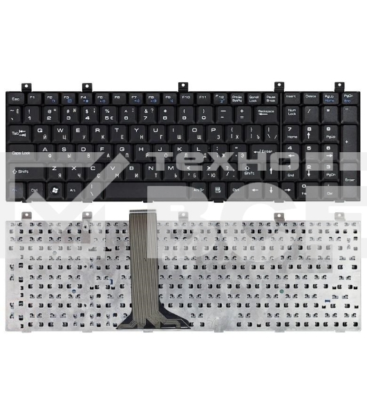 Клавиатура для ноутбука MSI ER710 EX600 EX6?10 EX620 EX623 EX630 EX700 черная