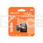 Карта памяти MICRO SDXC 256GB W/AD. AUSDX256GUI3V30SA2-RA1 ADATA, фото5