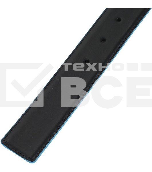 Ремень мужской Piquadro Blue Square CU2619B2/NBLU2, черный/темно-синий, натур.кожа