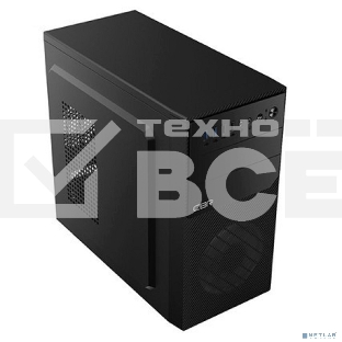 Корпус CBR RD880, без БП, mATX Minitower 2*USB 3.0, 2*USB 2.0, HD Audio+Mic, кабель питания 1.2м, черный PCC-MATX-RD880-WPSU