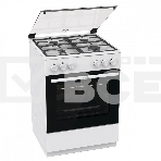 Газовая плита Gorenje GG6A11WF, белый, автоматический электроподжиг варочной поверхности и духовки, чугунные решетки, фото5