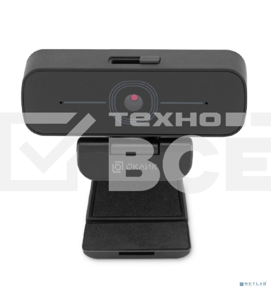 Камера Web Оклик OK-C001FH черный 2Mpix (1920x1080) USB2.0 с микрофоном