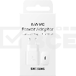 Сетевое зарядное устройство Samsung Adapter 15W Type C белый (EP-T1510NWEGEU), фото 1