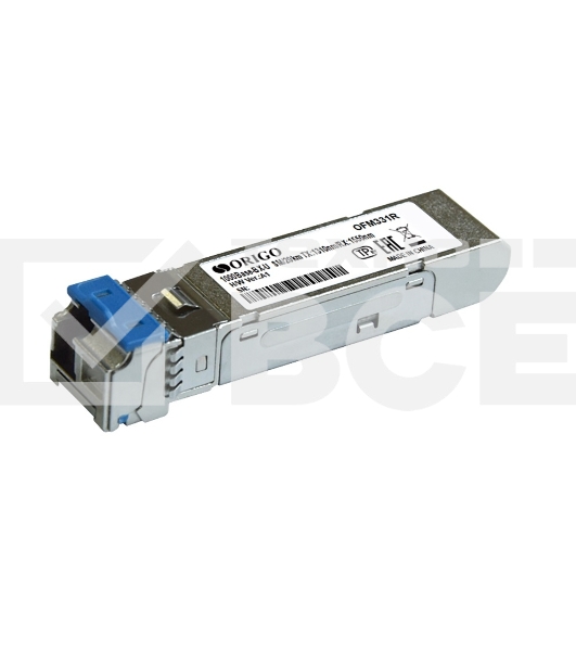 Трансивер ORIGO WDM SFP-трансивер, 1000Base-BX-U (Simplex LC), Tx:1310 нм, Rx:1550 нм, для одномодового кабеля, до 20 км