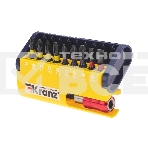 Набор бит Kranz с магнитным держателем, пластиковый кейс, 10 шт, фото 1