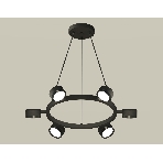 Светильник Ambrella light XB9193150/6 SBK/PBK черный песок/черный полированный GX53 (C9193, N8113), фото4