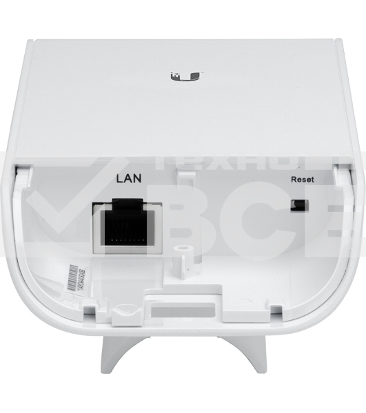 Точка доступа UBIQUITI LocoM2(EU) Wi-Fi и AirMAX. 802.11g/n, интегрированная антенна 8 дБ (45°*45°),10/100 RJ45 Ethernet