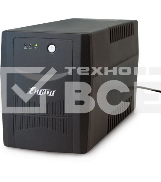 Источник бесперебойного питания PowerMan Back Pro 2000VA PLUS Black (interface+soft)