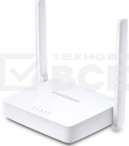 Роутер беспроводной Mercusys MW300D N300 10/100BASE-TX/ADSL