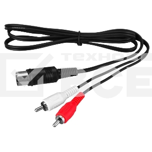 Шнур DIN 5 Pin - 2 RCA, длина 1,2 метра Rexant
