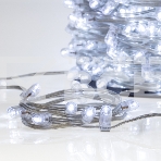 Гирлянда «LED Клип-лайт» 12 V, прозрачный ПВХ, 150 мм, цвет диодов Белый Flashing (Белый), фото3