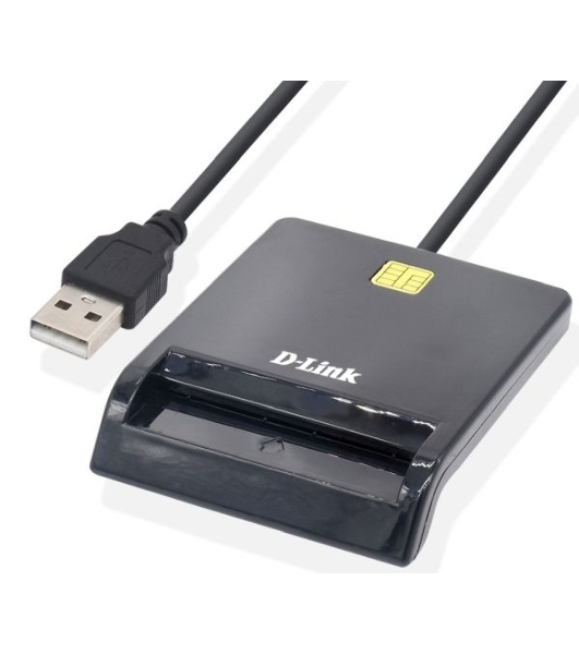 Кард-ридер D-Link DCR-100 (DCR-100/B1A) USB 2.0 CCID1 Type-A