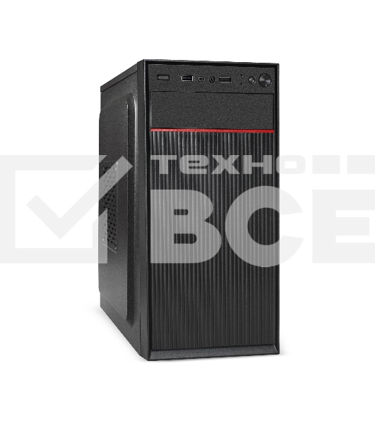 Корпус Minitower ExeGate BAA-113-AAA350 (mATX, БП AAA350 с вент. 8см, 2*USB, аудио, черный)