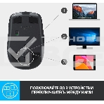 Мышь беспроводная Logitech MX Anywhere 2S графитовый, 4000 dpi, радиоканал, Bluetooth, USB, кнопки - 7, фото15