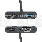 Адаптер USB Type-Cm-->VGA, HDMI 4k*30Hz, USB3.0, PD, Audio,iOpen (Aopen/Qust/VCOM)<ACU4511>, фото11