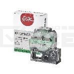 Кассета с лентой S'OK by Sakura Printing K4GbP для Epson, черный на зеленом, 12мм/8м, фото 1