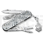 Нож перочинный Victorinox Classic Brilliant Damast (0.6221.34) 58мм 5функц. серебристый подар.коробка, фото2