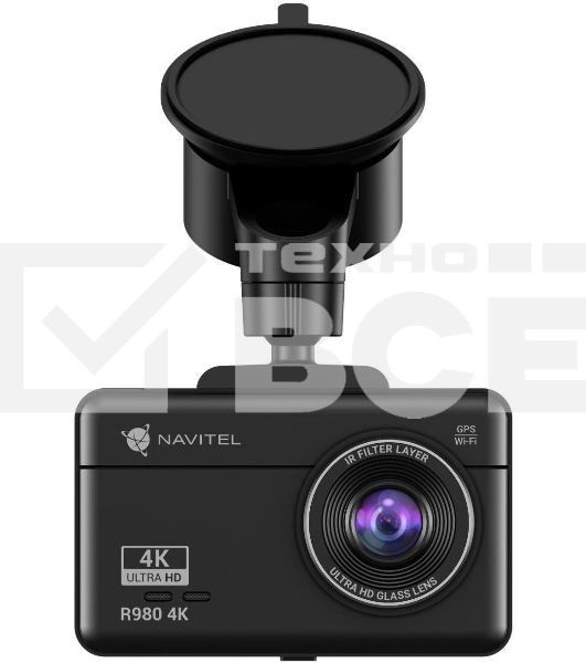 Видеорегистратор Navitel R980 4K черный 1440x2560 1440p 140гр. GPS