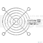 Решетка для вентилятора 70x70 ExeGate EG-070MR (70x70 мм, металлическая, круглая, никель), фото2