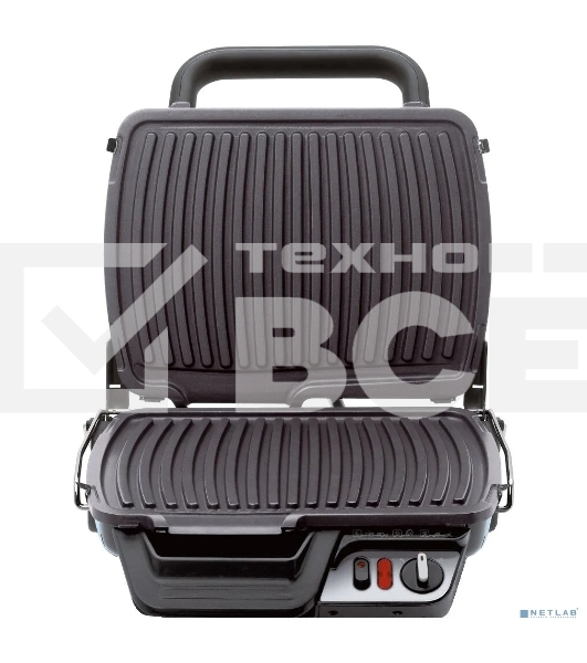 Гриль электрический Tefal GC306012 2000Вт серебристый
