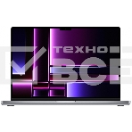 Ноутбук Apple MacBook Pro 16 2023 [MNW83C/A] (КЛАВ.РУС.ГРАВ.) Space Grey 16.2