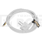 Шнур сетевой Energy Series, ПВС, 1,5 м, 3х1,5 мм, с неразборной вилкой, белый  Denzel, фото7