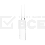 Точка доступа AX3000 High Power WiFi 6 Gigabit Outdoor Access Point, 2402Mbps at 5GHz + 574Mbps at 2.4GHz, 1 x Gigabit RJ45, 2 Detachable Antennas, 802.3at/802.3af PoE or 48V passive PoE, IP65 Waterproof, lightning protection, 48V passive PoE adapter incl, фото3