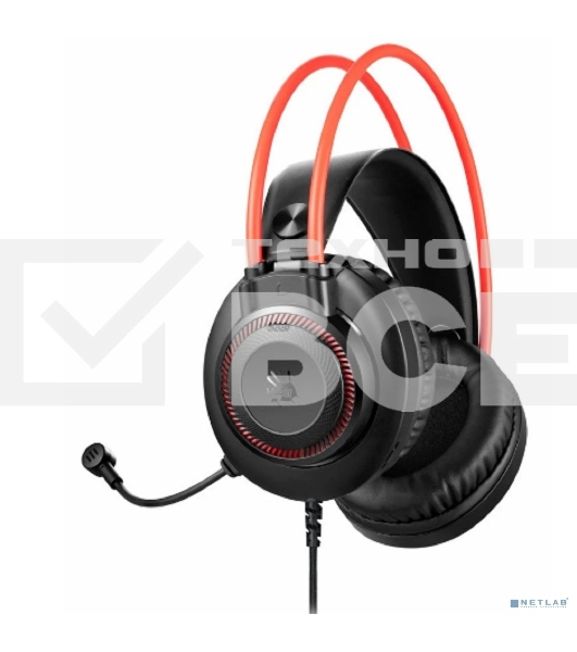 Наушники с микрофоном A4Tech Bloody G200S черный/красный 2м мониторные USB оголовье (G200S USB/ BLACK +RED)
