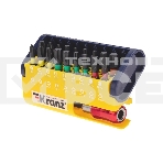 Набор бит Kranz с магнитным держателем, пластиковый кейс, 19 шт, фото 1