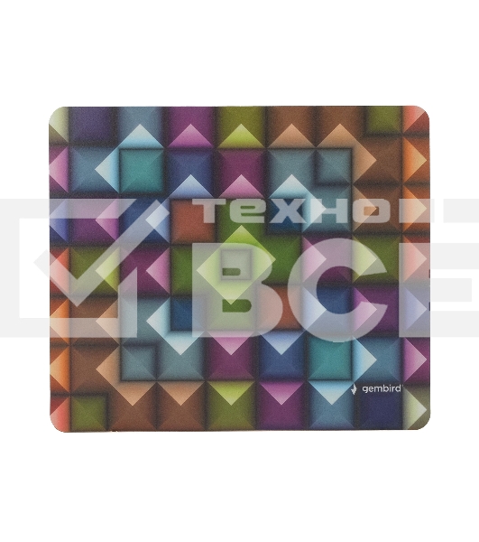 Коврик для мыши Gembird MP-ART48, 'калейдоскоп', 229х195х2мм, вспененный ПВХ/пластик, пакет