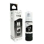 Чернила NVP 115 (NV-C13T07C14A) для Epson L8160, L8180 (70 мл) Black пигментные (в коробке) совместимые, фото 1