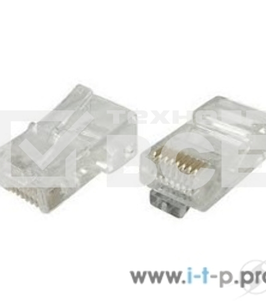 Коннектор RJ-45 VCOM VNA2200 для UTP кабеля 5 кат. (20 шт. в уп-ке), блистер