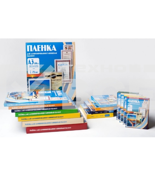 Пленка для ламинирования Office Kit 175мкм A4 (100шт) глянцевая 216x303мм PLP11523-1