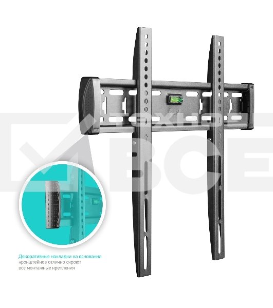 Кронштейн ONKRON FM5 / 32-55'' макс 400*400 наклон 0º от стены: 29мм макс вес 56,8кг