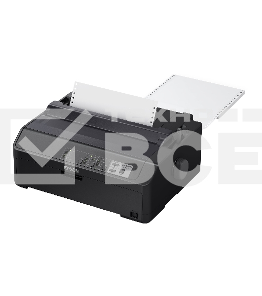 Принтер Epson FX-890II (C11CF37401), матричный A4, 9х2-игольный (80 колонок), высокоскоростной (735 cps), до 6 экземпляров одновременно (1 оригинал + 5 копий), ресурс ленты: 7,5 млн. символов, USB, LPT, для больших объемов печати
