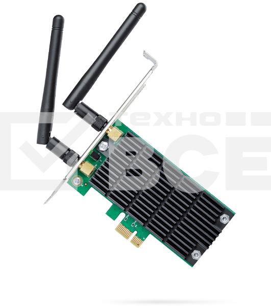 Адаптер TP-LINK ARCHER T4E AC1200 Двухдиапазонный Wi-Fi адаптер PCI Express
